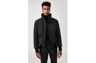 Image of Mackage Dixon Down Bomber Jacket - Mens, Black, 46, Dixon-NF-Black-46