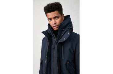 Image of Mackage Dixon Down Bomber Jacket - Mens, Navy, 36, Dixon-NF-Navy-36