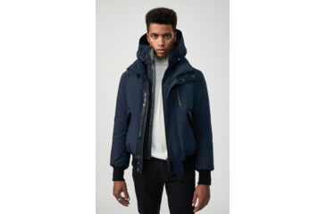 Image of Mackage Dixon Down Bomber Jacket - Mens, Navy, 36, Dixon-NF-Navy-36