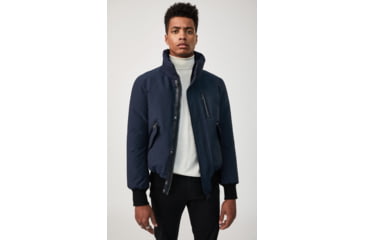 Image of Mackage Dixon Down Bomber Jacket - Mens, Navy, 36, Dixon-NF-Navy-36