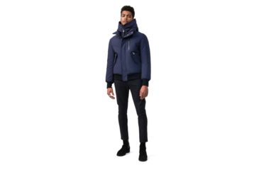 Image of Mackage Dixon Down Bomber Jacket - Mens, Navy, 36, Dixon-NF-Navy-36