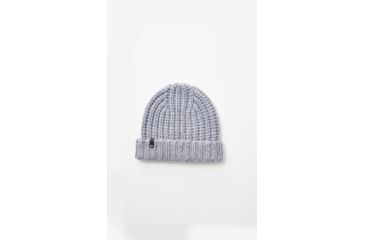 Image of Mackage Doris Classic Knit Hat w/ Fox Fur Pompom - Womens, Grey, One Size, Doris-R-Grey