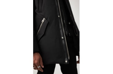 Image of Mackage Edward Down Parka - Mens, Black / Silverfox Fur, 36, Edward-XR-Bl/Silv-36