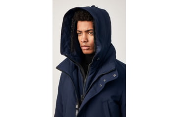 Image of Mackage Edward Down Parka, Non-Fur - Mens, Navy, 40, Edward-NF-Navy-40