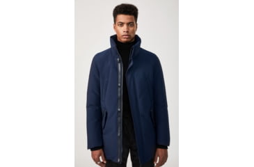 Image of Mackage Edward Down Parka, Non-Fur - Mens, Navy, 40, Edward-NF-Navy-40