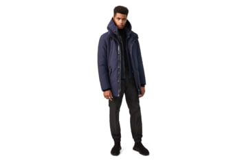 Image of Mackage Edward Down Parka, Non-Fur - Mens, Navy, 40, Edward-NF-Navy-40
