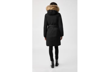 Image of Mackage Harlowe Down Coat - Womens, Black / Natural Fur, Extra Small, Harlowe-R-Black-XS