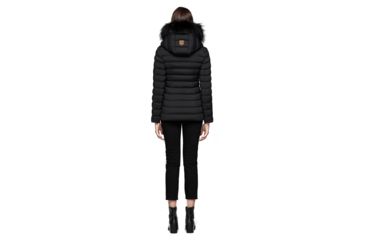 Image of Mackage Kadaliina-X, Black-Fox Fur, S, KADALIINA-X-BLACK-FOX FUR-S
