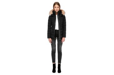 Image of Mackage Patti-X Lightweight Down Jacket with a Removable Hood - Womens, Black, Extra Large, PATTI-X-BLACK-XL