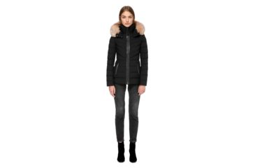 Image of Mackage Patti-X Lightweight Down Jacket with a Removable Hood - Womens, Black, Extra Large, PATTI-X-BLACK-XL