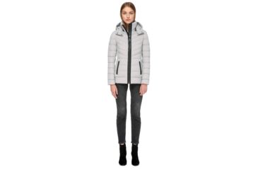Image of Mackage Patti-X Lightweight Down Jacket with a Removable Hood - Womens, Mineral, Small, PATTI-X-MINERAL-S