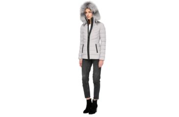 Image of Mackage Patti-X Lightweight Down Jacket with a Removable Hood - Womens, Mineral, Small, PATTI-X-MINERAL-S