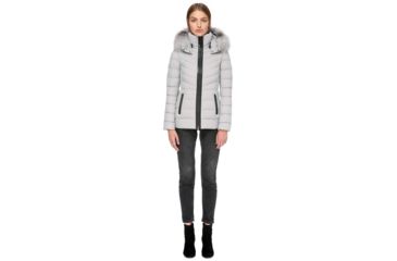 Image of Mackage Patti-X Lightweight Down Jacket with a Removable Hood - Womens, Mineral, Small, PATTI-X-MINERAL-S