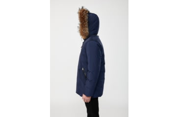 Image of Mackage Raf Down Coat - Mens, Navy / Natural Fur, 42, Raf-Navy-42