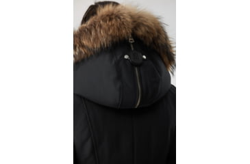 Image of Mackage Trish Mid-Length Down Coat - Womens, Black / Natural Fur, Medium, Trish-R-Black-M