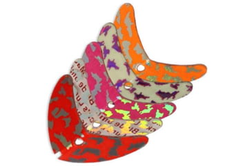 Image of Macks Lure Smile Blade, Assorted Tiger, 1 1/2in, 5 Pack, 65340