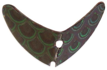 Image of Macks Lure Smile Blade, Black Scale, 1 1/2in, 5 Pack, 65309