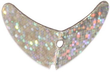 Image of Macks Lure Smile Blade, Silver Sparkle, 1 1/2in, 5 Pack, 65321