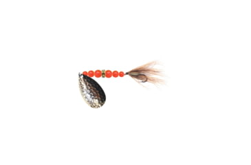 Image of Macks Lure Wedding Ring Glo Fly Series, Size 8, Nickel/Orange/White, 8602