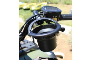 Image of Coleman Mad Dog ATV UTV Cup Holder, Holds Bottles, Cups up to 16.9 fl oz, Black, Fits Handlebars w/ 20mm - 31mm Diameters 2000012638
