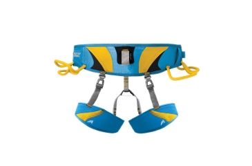 Image of Mad Rock Solar Harness - Kid's, Blue/Yellow, XXS 852210006774
