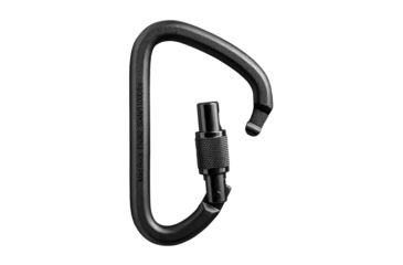 Image of Mad Rock XL Steel Screw Lock Carabiner, Black 852210006828