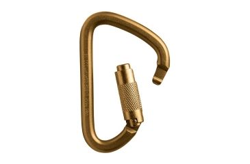 Image of Mad Rock XL Steel Twist Lock Carabiner, Gold 870559005333
