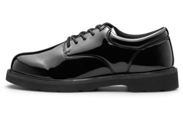 Image of Maelstrom Gloss Duty Oxford Mens Shoe, Extra Wide, 15, Black, 220-15EW