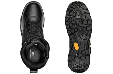 Image of Maelstrom Landship 2.0 Mens 8in Tactical Boot w/ Zipper, Non-Insulated, Medium, 10, Black, T1280BZ-10M