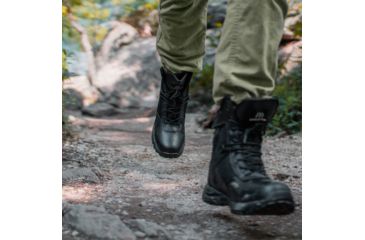 Image of Maelstrom Landship 2.0 Mens 8in Tactical Boot w/ Zipper, Non-Insulated, Medium, 10, Black, T1280BZ-10M