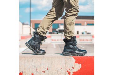 Image of Maelstrom Landship 2.0 Mens 8in Tactical Boot w/ Zipper, Non-Insulated, Medium, 10, Black, T1280BZ-10M