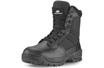 Image of Maelstrom Tac Force Mens 8in Tactical Boot w/ Zipper, Waterproof, Insulated, Medium, 11.5, Black, T5180Z WP IN-11.5M