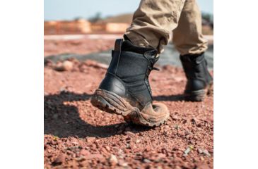 Image of Maelstrom Tac Force Mens 8in Tactical Boot w/ Zipper, Waterproof, Insulated, Medium, 11.5, Black, T5180Z WP IN-11.5M