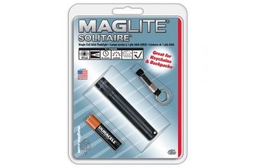 Image of MagLite Solitaire AAA 1-Cell Incandescent Flashlight, Green, Pres. Box, K3A396