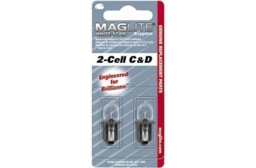 Image of Mag LWSA Standard White Star Krypton Replacement Lamps / Bulbs for Maglite C-Cell / D-Cell Flashlights