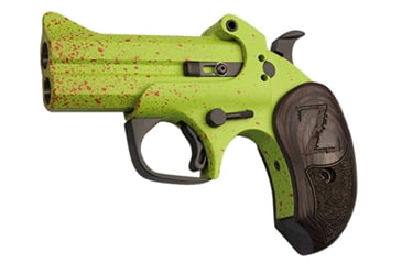 Image of Bond Arms Z-Slayer Pistol, .45 Colt, 3.5 in barrel, stainless steel frame, black ash grip, 2-barrel, single-action, crossbolt safety, fixed, blade front, 2 round magazine, BA-Z-SLAYER-FRRMPG