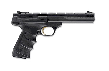Image of Browning Buck-Mark-Contour-URX Pistol, .22 Long Rifle, 5.5 in barrel, matte blue aluminum frame, Ultragrip RX grip, blowback operated semi-auto, single-action, fixed blade front, adj. target rear, 10 round magazine, BBM-CNT-URX-FRRMPG