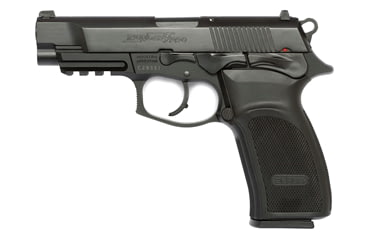 Image of Bersa Thunder-9-Pro Pistol, 9mm Luger, 4.25 in barrel, aluminum alloy frame, black polymer grip, recoil operated semi-automatic, double-action, ambidextrous thumb safety, white 3-dot, 17 round magazine, BRSA-TDR-9-PRO-FRRMPG