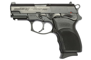 Image of Bersa Thunder-40-UC-Pro Pistol, .40 S&amp;W, 3.25 in barrel, aluminum alloy frame, black polymer grip, recoil operated semi-automatic, double-action, ambidextrous thumb safety, white 3-dot, 10 round magazine, BRSATDR40UCPRO-FRRMPG