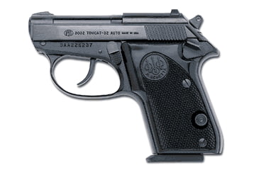 Image of Beretta 3032-Tomcat Pistol, .32 ACP, 2.4 in barrel, anodized aluminum frame, plastic grip, blowback operated semi-auto, double-action, frame mounted trigger lock, no dot, 7 round magazine, BT-3032-TOMCAT-FRRMPG