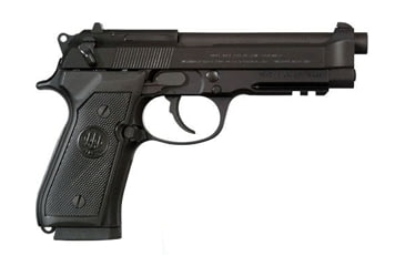 Image of Beretta 96A1 Pistol, .40 S&amp;W, 4.9 in barrel, aluminum alloy frame, black synthetic grip, recoil operated semi-automatic, double-action, slide mounted ambi safety/decocker, 3-dot fixed, 12 round magazine, BT-96A1-FRRMPG