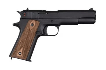 Image of Citadel PCP-1911-22 Pistol, .22 Long Rifle, 5 in barrel, aluminum alloy frame, checkered wood grip, blowback operated semi-auto, single-action, slide mounted safety, fixed combat, 10 round magazine, CTD-PCP-1911-22-FRRMPG