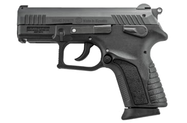 Image of Grand Power P11 Pistol, 9mm Luger, 3.3 in barrel, polymer with steel insert frame, integrated polymer grip, recoil operated semi-automatic, double-action, frame mounted ambi safety, 3-dot fixed, 12 round magazine, GDPWR-P11-FRRMPG