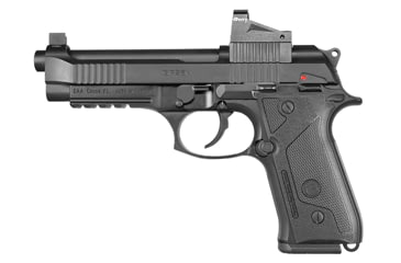 Image of Girsan Regard-MC-Gen-3-Optic Pistol, 9mm Luger, 4.9 in barrel, aluminum alloy frame, checkered black grip, recoil operated semi-automatic, double-action, frame mounted ambi safety, red dot optical sight, 18 round magazine, GSNRGRDMCG3OPTIC-FRRMPG
