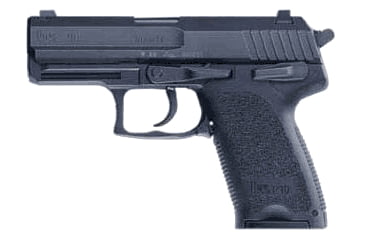 Image of Heckler &amp; Koch P10 Pistol, 9mm Luger, 3.58 in barrel, polymer frame, integrated polymer grip, recoil operated semi-automatic, double-action, frame mounted hammer lock, fixed, 13 round magazine, HK-P10-FRRMPG