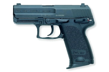 Image of Heckler &amp; Koch USP-Compact Pistol, .40 S&amp;W, 3.58 in barrel, polymer frame, integrated polymer grip, recoil operated semi-automatic, double-action, frame mounted hammer lock, fixed, 12 round magazine, HK-USP-CPT-FRRMPG