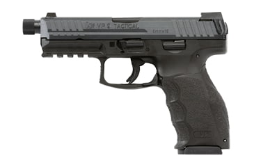 Image of Heckler &amp; Koch VP9-Tactical Pistol, 9mm Luger, 4.7 in barrel, black polymer frame, integrated polymer grip, recoil operated semi-automatic, striker single-action, Glock-style trigger safety, 3-dot night sights, 15 round magazine, HK-VP9-TCTL-FRRMPG