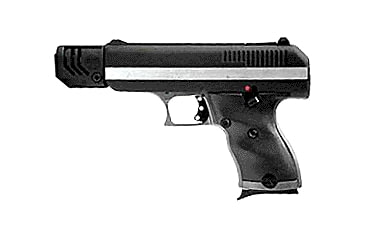 Image of Hi-Point CF-380-COMP Pistol, .380 ACP, 4 in barrel, high-impact polymer frame, black plastic grip, blowback operated semi-auto, single-action, frame mounted, firing pin block, 3-dot, adjustable rear, 8 round magazine, HP-CF-380-COMP-FRRMPG