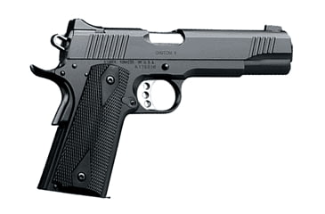 Image of Kimber Custom-II Pistol, .45 ACP, 5 in barrel, matte black steel frame, black synthetic grip, recoil operated semi-automatic, single-action, grip safety, manual thumb safety, fixed low profile, 7 round magazine, KMBR-CTM-II-FRRMPG