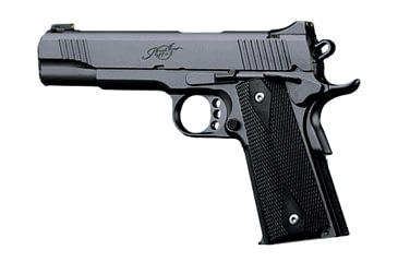 Image of Kimber Custom-TLE-II Pistol, .45 ACP, 5 in barrel, matte black steel frame, black synthetic grip, recoil operated semi-automatic, single-action, grip safety, manual thumb safety, fixed tritium 3-dot night, 7 round magazine, KMBR-CTM-TLE-II-FRRMPG